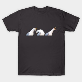 Inhaling Seagull T-Shirt